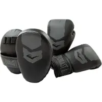 Everlast Prospect 2 Mitt Kit, Black/Grey