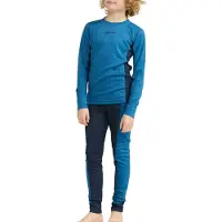 Craft Baselayerset Junior Core Dry Blaze/Orion-Maat 134