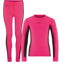 Craft Baselayerset Junior Core Dry Fame/DK Plum-Maat 146