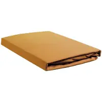Ambiante Katoen - Hoeslaken - 80x200 - Oker