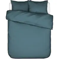 Essenza Dekbedovertrek Minte Denim Satijn-240 x 200 / 220 cm | Lits-Jumeaux