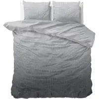 Dreamhouse Dekbedovertrek Quinn Anthracite Flanel-140 x 200 / 220 cm | 1-Persoons