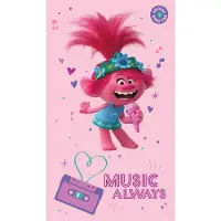 Trolls Strandlaken Music - 70 x 120 cm - Katoen