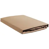 Ambiante Hoeslaken Katoen Khaki- 1-persoons (70x200 cm)