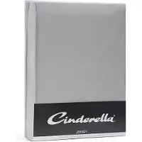 Cinderella Topper Hoeslaken Light Grey (Jersey)-160 x 200/210 cm