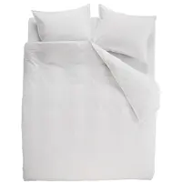 Ambiante Dekbedovertrek Cotton Uni White Katoen-200 x 200 / 220 cm | 2-Persoons