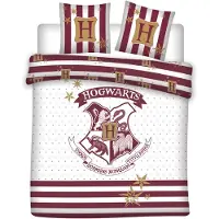 Disney Harry Potter dekbedovertrek Hogwarts red - katoen - Lits-jumeaux (240x220 + 2st 65x65cm)