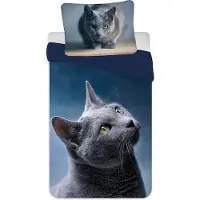 Jerry Fabrics Sweet Home dekbedovertrek poes 140 x 200 cm - 70 x 90 cm