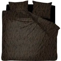 Damai Bellezza - Dekbedovertrek - Satijn - 140x200/220 cm - Zwart + 1 kussensloop 60x70