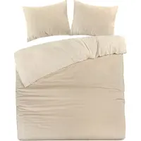 Papillon Dekbedovertrek Beaufort Zand Flanel-140 x 200 / 220 cm | 1-Persoons