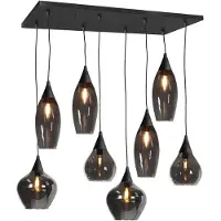 Highlight Hanglamp Cambio 8-lichts Zwart
