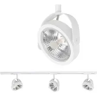 Highlight 1-fase railset 100cm Malta wit met 3 spots