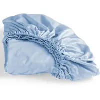 Cinderella Hoeslaken Blue (Satijn)-140 x 200 cm