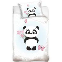 Carbotex Animal Pictures Baby Dekbedovertrek Panda