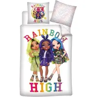Aymax Rainbow High Dekbedovertrek wit - Girls 140 x 200 cm - Polyester