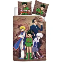 Cofi1453® Hunter x Hunter beddengoed, 140x200 cm. Anime-beddengoed gemaakt van 100% katoen, ideaal voor fans