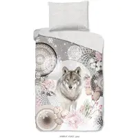 Hip dekbedovertrek Isaci wolf - flanel - 200x220