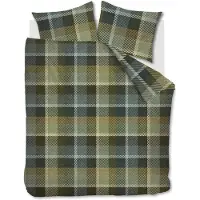 Beddinghouse Brett Dekbedovertrek Green 200x200/220 cm