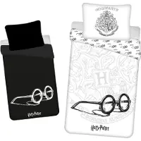Jerry Fabrics Harry Potter kinderdekbedovertrek HP bril - glow in the dark - katoen
