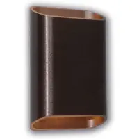 Artdelight Wandlamp Diaz Small H 15 cm koper brons