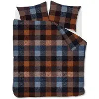 Beddinghouse Dekbedovertrek Beckett Blue Flanel-240 x 200 / 220 cm | Lits-Jumeaux