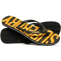 Superdry Teenslipper goud / zwart