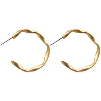 Everneed Maya My Twist Guldfarvet Hoop Øreringe (U)