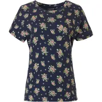Pastunette Blauw pyjamashirt roosjes | Maat M