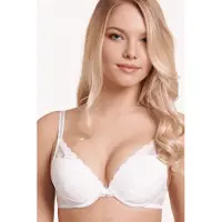 Lisca Witte push-up bh Evelyn met beugel | Maat 90