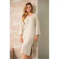 Pastunette Beige jurk homewear | Maat S