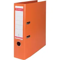 Pergamy Ordner A4 80 mm PP oranje - 3 stuks