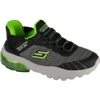 SKECHERS Sneakers 'RAZOR AIR - HYPER-BRISK' grijs / lichtgroen