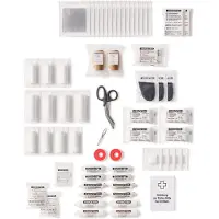WERKSTEIN EHBO koffer navulset ÖNORM Z1020 Type 2 inclusief EHBO-handleiding - EHBO doos navulset Ö-NORM Z 1020 Type 2 met praktische binnenzakken - ÖNORM Z1020 Type 2 EHBO set navulset voor bedrijven