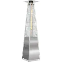 Garden Point Terrasverwarmer op gas piramide Saturnus