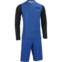 Kenny Charger Lange Mouw Trui Blauw/Zwart || Maat: L