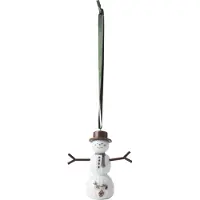 Kähler Hammershi Christmas Bauble Snow Man-h9.5 Cm Standbeeld