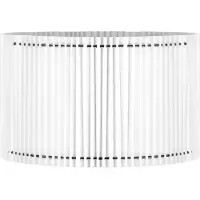 Home Sweet Home Papieren Gevouwen Lampenkap - Cilindrisch - White - ø40 x 20 cm - E27 fitting - Voor Staande Lamp - Ontworpen voor woonkamer en eetkamer