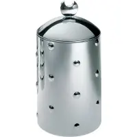 Alessi CB01 KALISTÒ 1 BOÎTE EN ACIER INOXYDABLE 18 / 10 BRILLANT AVEC POMMEAU EN ALUMINIUM