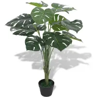 vidaXL Kunst monstera plant met pot 70 cm groen