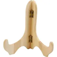 Packlinq Bordhouder - Houten houder voor borden en decoratie - 17x12 cm