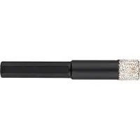 Ivana Diamanttegelboor Zwart 6-Kant 12.0mm