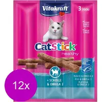 Vitakraft Cat-Stick Mini - Kattensnack - Schol&Omega - 12 x 3 st