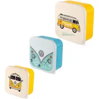 Puckator Brooddoos volkswagen geel set van 3 -