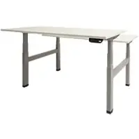 Schaffenburg Dextro Plus Duo Zit-sta-bureau Rechthoekig H-Frame 1.800 (B) x 800 (D) x 645 (H) mm Melamine