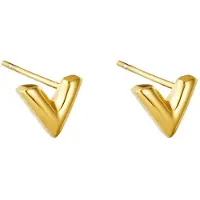 Yehwang Oorbellen Knopjes V | Goud