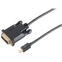 S-Impuls Mini Displayport 1.2/DVI D 24+1 Stecker schwarz 3m