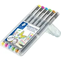 Staedtler Fineliner Staedtler Pigment 308 0,5mm set à 6 kleuren