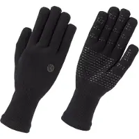 Agu Merino Knit Handschoenen Lange Vingers Essential Waterproof - Zwart - M