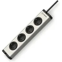Ehmann 0600x00042031 Stekkerdoos 4-voudig Aluminium Randaarde stekker 1 stuk(s)