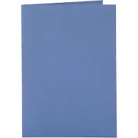 Packlinq Kaarten en enveloppen, afmeting kaart 10,5x15 cm blauw, 6 set